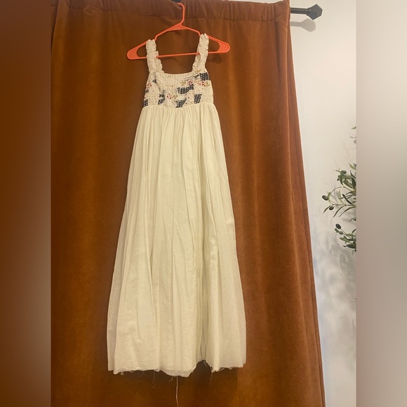 Show me your mumu white patchwork midi dress - Picture 3 of 13